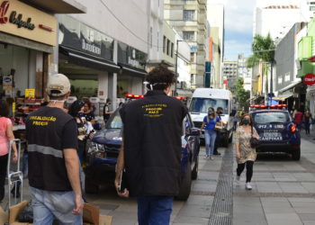 Rua Treze de Maio, no centro de Campinas: cidade entra em fase mais restritiva da pandemia: Foto \ Divulgação PMC
