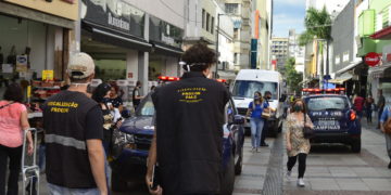 Rua Treze de Maio, no centro de Campinas: cidade entra em fase mais restritiva da pandemia: Foto \ Divulgação PMC