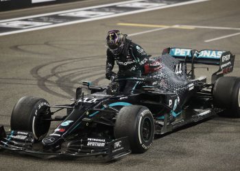 Hamilton, da Mercedes: primeira prova marcou também a estreia da Band na F1
