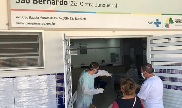 Três Centros de Saúde estarão abertos neste domingo em Campinas