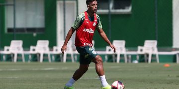 O jogador Gabriel Menino - Foto:Cesar Greco - Divulgação Palmeiras