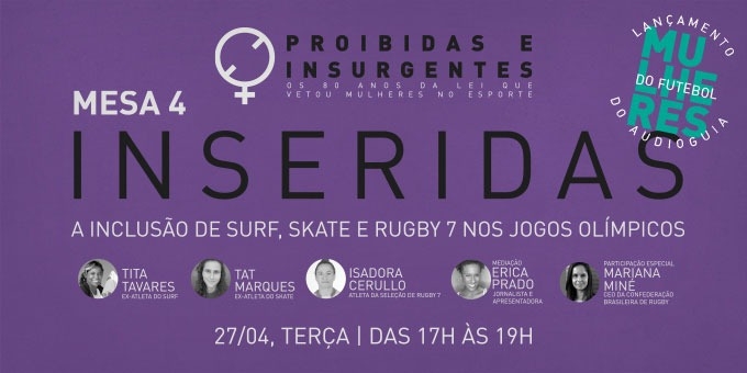Seminário do Museu do Futebol debate surf e skate nas Olimpíadas