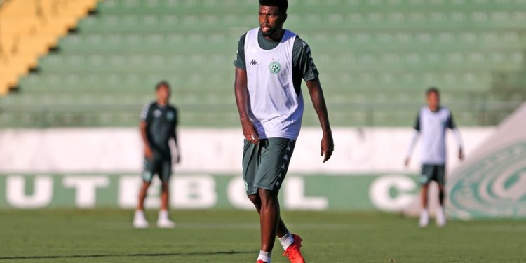 Marcelo chegou em 2019 por empréstimo junto ao CD Aves, de Portugal. Foto: Thomaz Maroestegan/Guarani FC