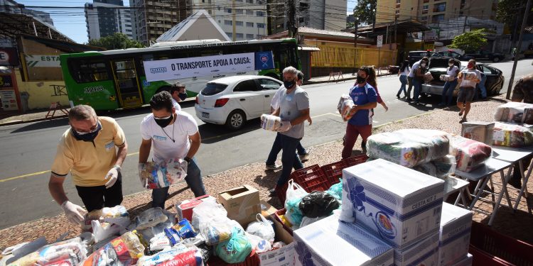 Campanha Campinas contra a fome distribui alimentos para quase 14 mil famílias, segunda a prefeitura. Foto: Divulgação \ PMC