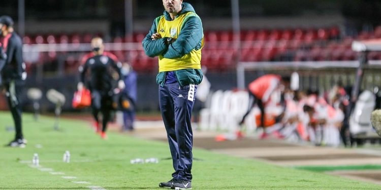 O técnico Allan Aal: "é fundamental estarmos juntos no dia a dia - Foto: "Thomaz Marostegan/Guarani FC