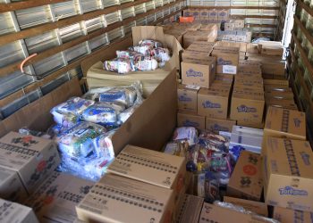 A BYD doou ao estado mil cestas e pediu que 700 fossem entregues em Campinas. Foto: Carlos Bassan/PMC