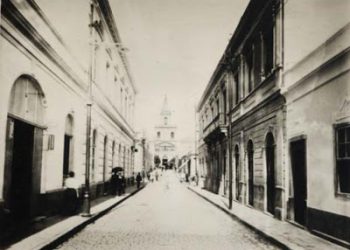 Rua Conceição, no início do século passado: ela já se chamou Formosa e Boaventura do Amaral Foto: Divulgação