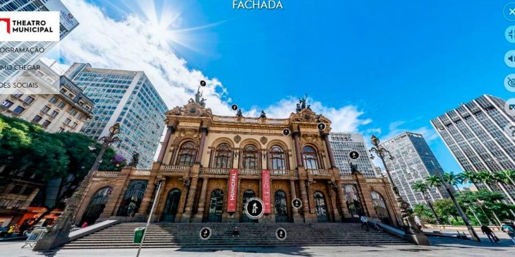 Theatro Municipal de São Paulo inaugura novo tour virtual