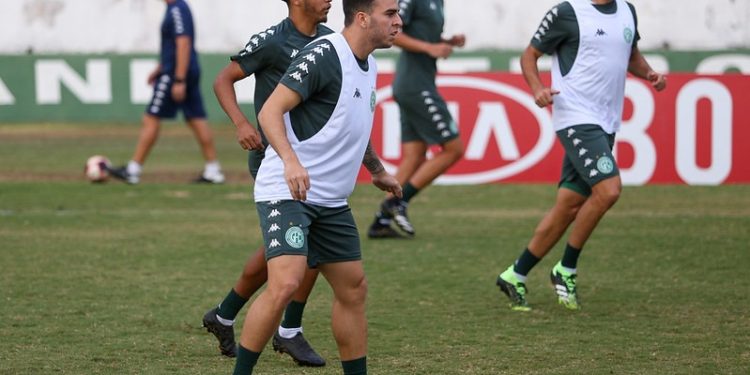 Recuperado, Andrigo treinou normalmente e irá reforçar o Guarani. Foto: Thomaz Marostegan/Guarani FC