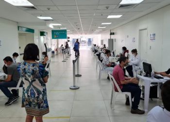 Imunização dos funcionários do Aeroporto de Viracopos - Foto: Divulgação/PMC