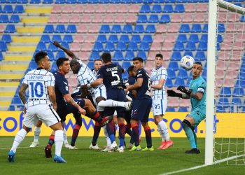 A Inter havia vencido o Crotone no sábado por 2 x 0. Foto: Reprodução/Twitter