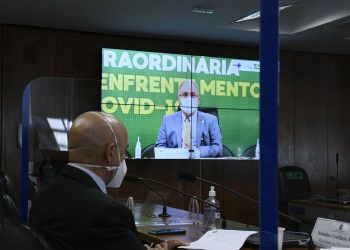 Comissão Temporária Covid-19 realiza audiência pública com o ministro Marcelo Queiroga. Foto: Roque de Sá/Agência Senado