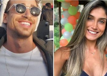 Nathalia Guzzardi Marques e Mateus Correia Viana: os dois tinham 30 anos e foram encontrados sem vida no banheiro do apartamento do rapaz - Foto: Reprodução