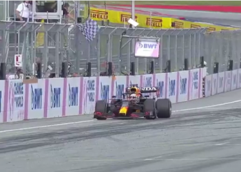Max Verstappen, da Red Bull, venceu o GP e abriu 18 pontos de vantagem sobre Lewis Hamilton. Foto: Divulgação