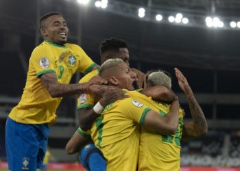 Com a vitória, os brasileiros terão o Peru cmo adversário na semifinal. Foto: CBF