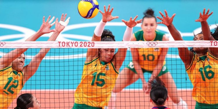 Brasil engata a terceira vitória seguida no vôlei feminino