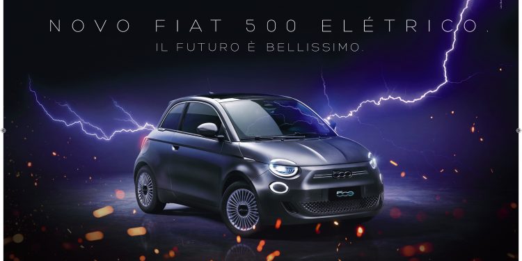 Com raio de 3 milhões de volts, Fiat lança o 500 elétrico no Brasil