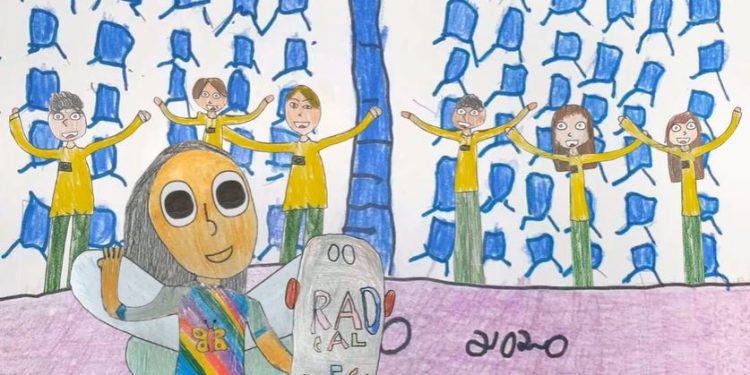 Crianças criam animação sobre a medalhista olímpica Rayssa Leal