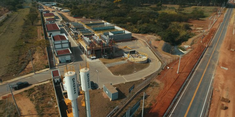 Estação Produtora de Água de Reúso (EPAR – Boa Vista), que  já está em pré-operação Foto: Marcos Lodi/Sanasa/Divulgação