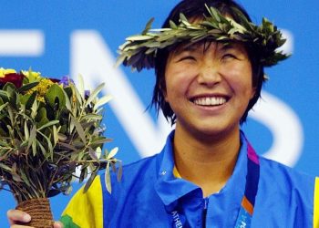 A nadadora Fabiana Sugimori sagrou-se bicampeã paralímpica em 2004, em Atenas. Foto: Divulgação