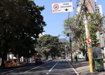 Avenida Júlio de Mesquita, que ganhou faixas exclusivas de ônibus. Foto: Divulgação