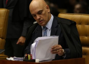 O ministro do STF, Alexandre de Moraes: determinação para bloqueio do aplicativo Telegram no Brasil -. Foto: Agência Brasil