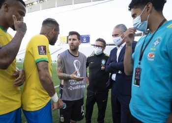 A Fifa lamentou o cancelamento da partida entre Brasil e Argentina. Foto: Lucas Figueiredo/CBF