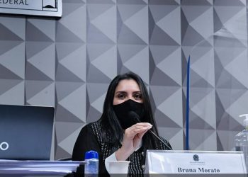 Bruna Morato, advogada que representa os médicos presta depoimento na CPI: Prevent Senior é autuada pela ANS - Foto: Roque de Sá/Agência Senado