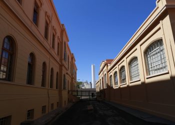 Imagem externa do complexo do Cotuca, que foi recuperado e receberá alunos novamente em 2022 Foto: Leandro Ferreira/Hora Campinas