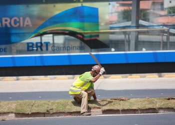 Previstas para 2020, obras do BRT deverão ser concluídas só em 2022. Foto: Leandro Ferreira/Hora Campinas