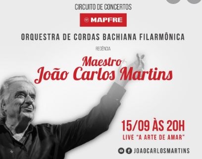 Circuito de Concertos apresenta maestro João Carlos Martins em lives temáticas