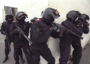 Policiais da agência de segurança federal da Rússia. Foto: Wikimedia Commons