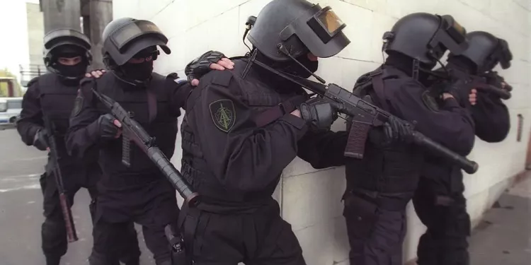 Policiais da agência de segurança federal da Rússia. Foto: Wikimedia Commons