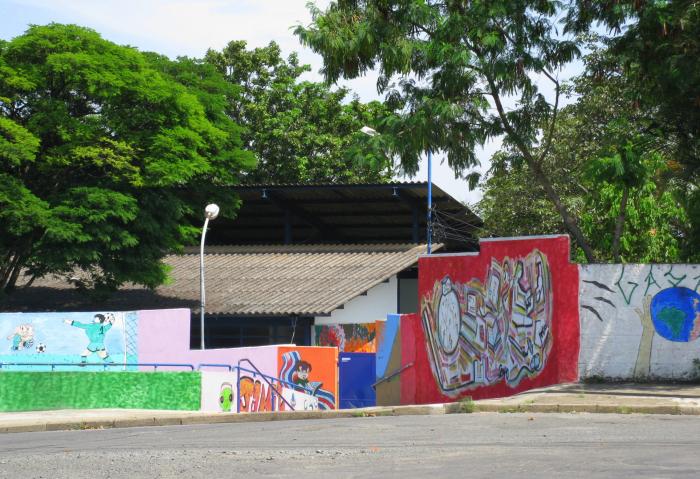 A Escola Estadual Deputado Jamil Gadia fica no Parque da Figueira, em Campinas. Foto: Reprodução