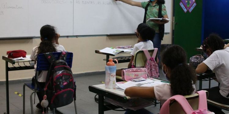 Prefeitura de São Paulo anuncia fim do espaçamento de lugares em escolas, teatros e cinemas: nas escolas medida vale a partir do dia 25 - Foto: Rovena Rosa/Agência Brasil