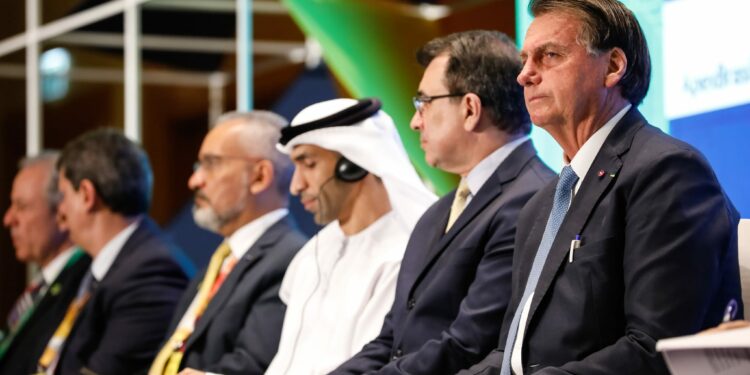 Abertura do Invest in Brazil Forum, em Dubai, parte do roteiro de viagens do presidente Foto: Alan Santos/PR