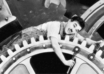 Charlie Chaplin, no filme 'Tempos Modernos' - Foto: Reprodução