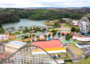 Parques que integram o Distrito Turístico Serra Azul. Foto: Divulgação