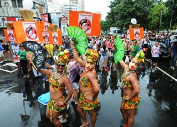 Bloco Tomá na Banda no Carnaval de 2016:  - Foto: Carlos Bassan/Arquivo/ Divulgação PMC