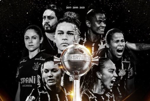 Corinthians celebra o tri da Libertadores no futebol feminino