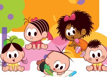 Personagens da Turma da Mônica Baby ilustram o post com mensagens e informações: melhor gestação e qualidade de vida para os bebês - Foto: Divulgação