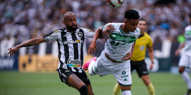 Valente, Guarani empata por 2 a 2 com o Botafogo, mas permanece na Série B