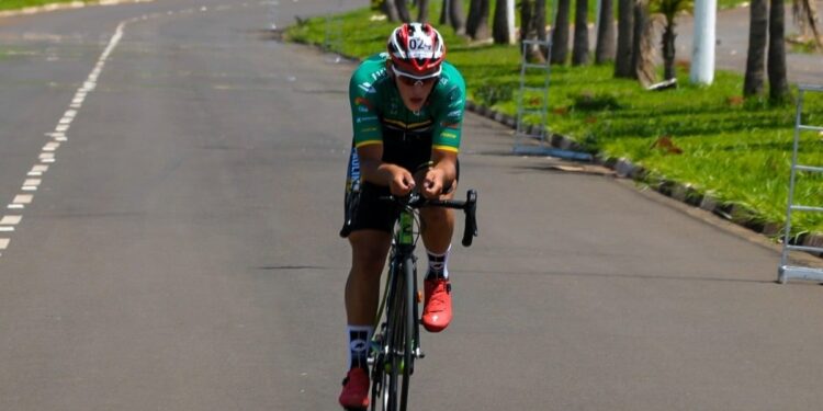 Rafael Haikel Pero de Godoy foi campeáo paulista de ciclismo de estrado. Foto: Reprodução/Redes Sociais