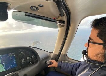 O piloto Gustavo Carneiro, de 27 anos, é natural de Corumbá (MT). Foto: Reprodução