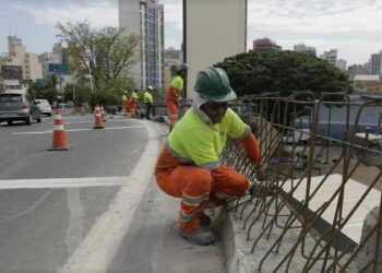 Viaduto Cury passa por obras vão mudar sua estrutura de segurança: previsão de término até o final do ano - Fotos: Leandro Ferreira/Hora Campinas