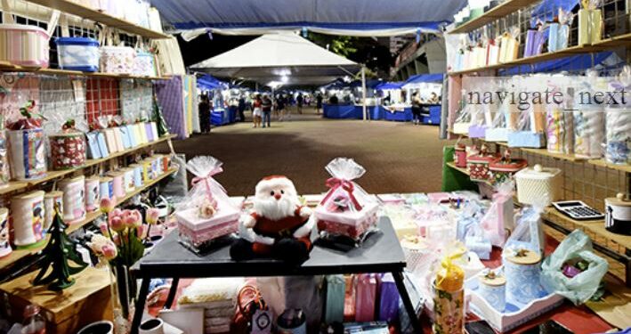 Feira natalina do Centro de Convivência tem artesanato, comida de rua e corais