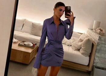 Violeta-azulado, a cor da moda - Foto: Reprodução Instagram/Camila Coelho