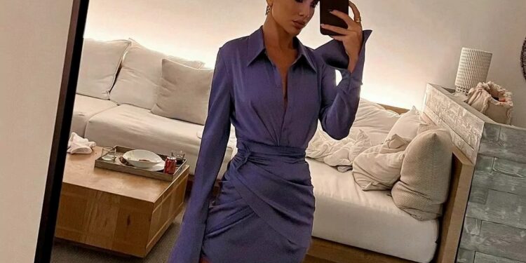 Violeta-azulado, a cor da moda - Foto: Reprodução Instagram/Camila Coelho