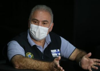O ministro da Saúde, Marcelo Queiroga: 1.342 casos de varíola dos macacos foram registrados no País, com uma morte Foto: Agência Brasil