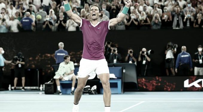Rafael Nadal se tornou-neste domingo (30) o primeiro tenista masculino a vencer 21 torneios do Grand Slam - Foto:  Reprodução